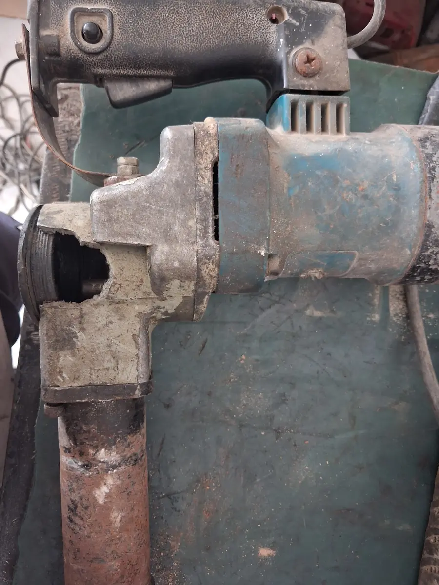 Damaged power tool before repair at Supertech Tools Center in Wadi, Nagpur